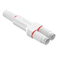 HLVISUS Ukuran Mini 10/100Mbps 2 Port 4 Buah Set Tahan Air PVC POE Repeater Extender Monitor IEEE802.3af/at 30W Kamera Luar Ruangan