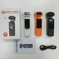 Nouvelle Caméra Sportive Rotative à 180 Degrés 2026, Caméra de Poche Intelligente à Double Mode de Prise de Vue, Caméra POV pour Vlog