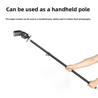 Support de lumière photographique suspendu avec bras transversal télescopique, perche d'extension universelle réglable, support cantilever