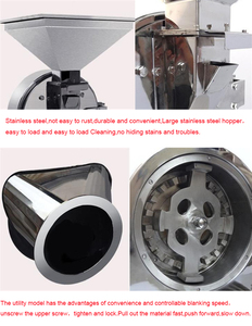 Smerigliatrice a foglia secca Stevia Moringa foglie di manioca macchina per macinare der Machine - Product Image 3