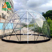 Tente dôme transparente en forme d'igloo pour restaurant en plein air à vendre