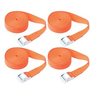 <span class=keywords><strong>Sangles</strong></span> <span class=keywords><strong>de</strong></span> fixation courtes avec verrouillage par <span class=keywords><strong>serrage</strong></span> pour voiture, petit vélo, moto, bagages, camping - Product Image 1