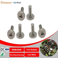 Tornillos de Seguridad de Cabeza Triangular de Acero Inoxidable, Resistentes a la Manipulación, Tipo Delta Drive, para Electrónica y Fijación de Juguetes Pequeños
