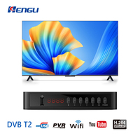 Décodeur TV numérique HD DVB-T2 OEM ODM d'usine, récepteur TV numérique H.265 DVB T2 FTA, décodeur 1080p PVR Europe DVB-T2