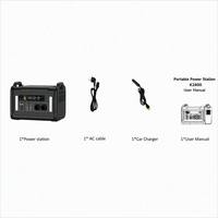 Station d'alimentation portable LiFePO4 2400W 4800W de crête 2160Wh, 13 sorties, double PD 100W, charge 1200W, MPPT 600W, UPS, pour chantier et hors réseau