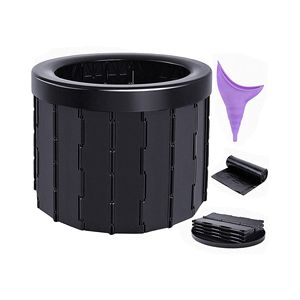 Inodoro Portátil Plegable GALENPOO, Inodoro Portátil para <span class=keywords><strong>Coche</strong></span>, Camping, Viajes, Asiento de Inodoro para Camping - Product Image 1