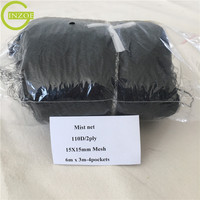 Filets anti-oiseaux noirs économiques pour bassin à poissons