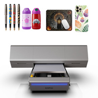Imprimante jet d'encre UV 6090 MAX à cinq têtes G6 avec positionnement et mise au point automatiques pour stylos, coques de téléphone, autocollants, bouteilles, badges, cartes, verre, métal