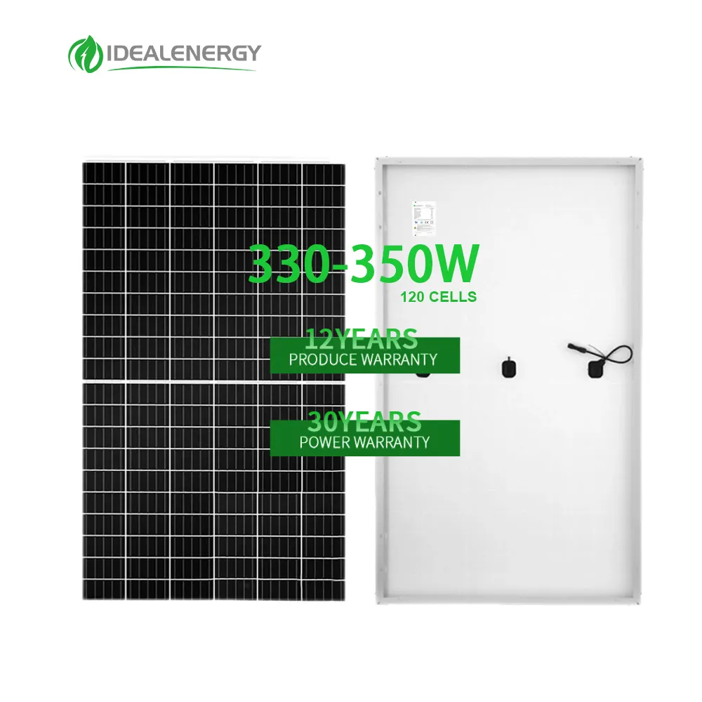 IDEAL high efficiency power 330w 335w 340w 350w solar and panels 330 watt 335 watts 345w 350 watt manufacturers in china