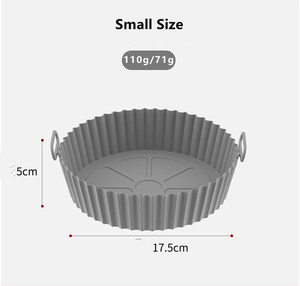 Cucina antiaderente Bakeware Pan rotondo riutilizzabile <span class=keywords><strong>friggitrice</strong></span> <span class=keywords><strong>ad</strong></span> <span class=keywords><strong>aria</strong></span> forno in Silicone teglia <span class=keywords><strong>accessori</strong></span> tappetino <span class=keywords><strong>friggitrice</strong></span> <span class=keywords><strong>ad</strong></span> <span class=keywords><strong>aria</strong></span> pentola in Silicone - Product Image 5