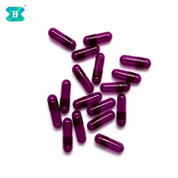 Fabricant Impression de logo personnalisée Capsules HPMC vides transparentes Taille 0 00 Capsules végétariennes transparentes