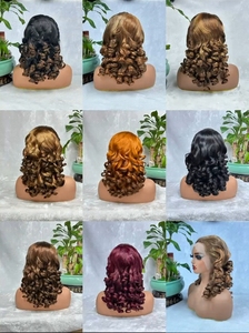 Letsfly Promoción de $76: Pelucas de Ondas Sueltas con Encaje Frontal 13x4, Peluca Ondulada de 18 Pulgadas, 100% Cabello Humano Brasileño 10A, 250g, Pelucas de Ondas Sueltas de Color - Product Image 2
