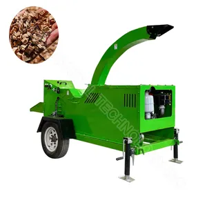 Wood shredder tree branch electric drum wood chipper wood chip crusher for sale