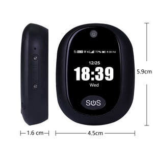 4 Gam Thương Hiệu Đầy Đủ Rơi Phát Hiện GPS Tracker Panic Button HD Màn Hình Hai Cách Nói Chuyện Và IP 67 Chống Thấm Nước Người Già Xem - Product Image 2