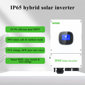 Inversor Solar Híbrido SUYEEGO Versátil con Clasificación IP65 de 6kW, Doble MPPT, Alta Eficiencia, para Sistemas Aislados de la Red, para una Vida Sostenible - Product Image 3