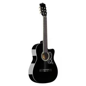 Venta al por mayor barato buena calidad profesional clásico uso de la guitarra de 36 pulgadas para principiantes para jugar - Product Image 2