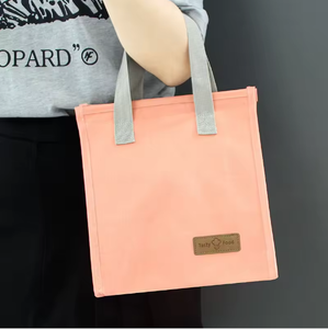 Sac isotherme pour le déjeuner, sac fourre-tout thermique pour adultes, sac à lunch simple et tendance, isolé pour le travail - Product Image 5