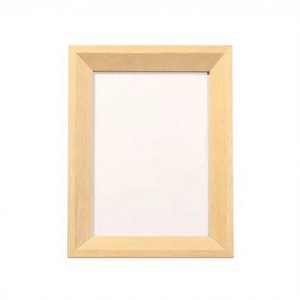Cadre photo en bois minimaliste, rectangulaire, horizontal, pour table, finition bois clair, fait main, écologique, impression personnalisée, moderne - Product Image 2