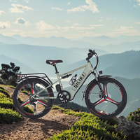 Vélo de montagne électrique 36V 26 pouces à suspension intégrale, vélo électrique de ville 7 vitesses pour adultes, conduite tout-terrain