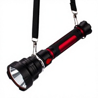 Projecteur LED rechargeable haute performance pour le Moyen-Orient, portée 2 km, haute luminosité, en alliage d'aluminium, étanche IP55, 6000K