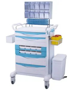 MT MEDICAL二手移动可调滚动医院级笔记本电脑车轮推车，用于医疗办公室