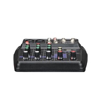 Nouvelle console de mixage audio DJ professionnelle mini 4 canaux légère avec Bluetooth, effets intégrés et son surround en plastique pour la maison