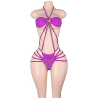 Tenue de danse exotique de créateur, scintillante, en filaments argentés, pour strip-teaseuse, tenue de serveuse de bouteilles, string, vêtements de scène de club, de danse et de fête