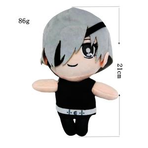 Motosierra de peluche motosierra hombre Cosplay pie naranja perro animales populares personalizado suave Peluche de peluche - Product Image 1