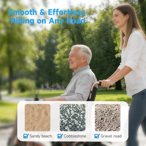 Fauteuil roulant électrique léger pour personnes âgées, avec dossier haut, batterie amovible, pour personnes handicapées - Product Image 5