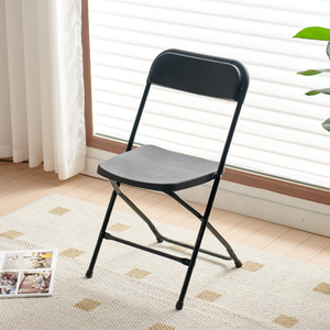 بيع بالجملة حديث مطعم عشاء مأدبة فندق الشاطئ الأبيض حفل الزفاف في الهواء الطلق الراتنج للطي كرسي من البلاستيك لهذا الحدث - Product Image 3