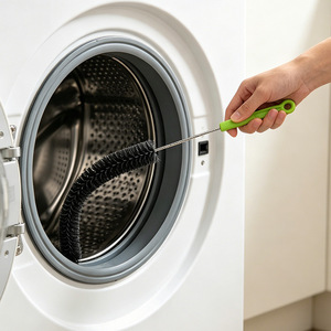Radiator Cleaning <b>Brush</b> Steel Wire With Hanging Loop For Heater Fan Pipe <b>Dust</b> Removal - Product Image 2