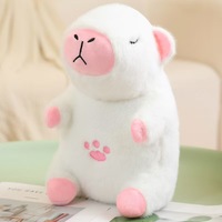 Poupée apaisante pour dormir Capibala, lumière respirante à quatre vitesses, musique, peluche, adorable poupée capybara