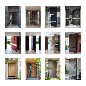 Portes d'entrée principales de luxe pour villas, designs sur mesure, portes extérieures en métal - Product Image 2
