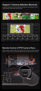 ชุดกล้อง 3x MC630 + MKB20 PTZ ความละเอียด 4K60fps ระบบติดตาม AI สำหรับการถ่ายทอดสด รองรับ PoE HDMI/SDI/<span class=keywords><strong>NDI</strong></span>/USB ซูมออปติคอล 30 เท่า - Product Image 5