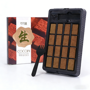 Chocolate Negro con Trufas en Caja de Regalo de 40g, Directo de Fábrica, Barra de Chocolate Negro Suave Halal con Polvo de Cacao - Product Image 6