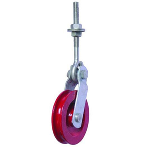 Yüzey elektrik galvanizli ve sprey plastik kasnak 1 1/2 "demir kasnak blok kaldırma kasnak mikro blok - Product Image 1