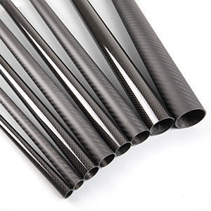 Tube en fibre de carbone SHENGTIAN 3K, haute résistance à la traction, léger, épaisseur 15 mm, noir, dimensions personnalisables, porte-poteaux - Product Image 2