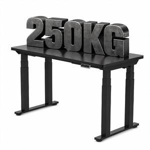 LOCTEK Supply <span class=keywords><strong>FlexiSpot</strong></span> ET213Q Escritorio Elevable con Capacidad de Carga de 200 kg, Altura Ajustable, Marco para Mesa de Conferencias, 4 Patas, Motor Dual - Product Image 5