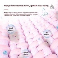 Grosir pembersih Laundry tanaman ramah lingkungan portabel Multi busa terkonsentrasi untuk pakaian bunga yang sesuai untuk bayi di rumah