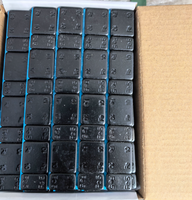 Poids de roue adhésifs en acier noirs 5g 10g 0.25oz 0.5oz 1oz pour voitures, camions, vélos, VTT