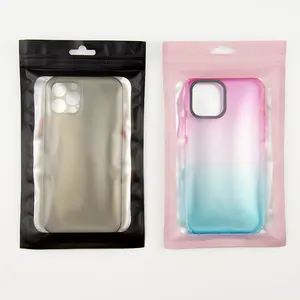 Embalaje de teléfono móvil con cierre de cremallera, bolsas de embalaje para iPhone, bolsa OPP