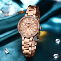 Reloj de Cuarzo CURREN 9085 para Mujer, Elegante y Sencillo, Correa de Acero Inoxidable, Reloj de Pulsera Casual para Dama, Regalo