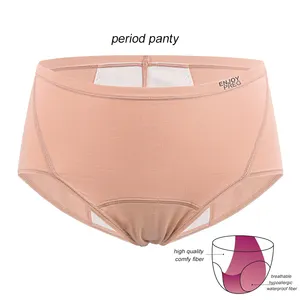 Woman綿レース期間パンティープラスサイズ4 Layers Leak防水Comfortable Period Physiological下着月経パンティー