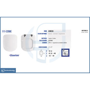 Couvre-siège de toilette en verre Globe Genesis Copriwater - Product Image 5