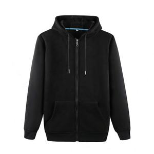 Men's Cotton Gym <b>Hoodie</b> with Zipper Custom Embroidered Pullover <b>Hoodie</b> for Sport Wholesale Zip Hooded Collar - Product Image 6