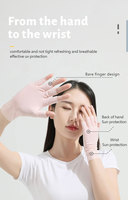 Gant anti UV mince et léger pour Nail Art Gants de protection en gel protecteur pour ongles Gant anti manucure et UV