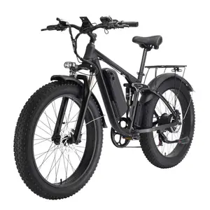 免税仓库Smlro V3欧洲Ebike城市成人自行车1000W 13ah 48V 26*4.0 fatbike电动自行车山地