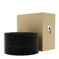 Kabel Cat5e/Cat5 Kabel Lan Utp Cca Konduksi 305M 1000ft Kotak Tarik Mudah Kabel Utp Cat 5e