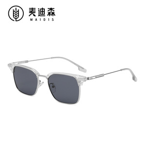 Maidis Square Frame Sunglasses UV400 Anti Blue Light Men's Driving Outings Cycling Party Glasses - Product Image 5