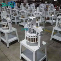 Diviseuse de pâte manuelle commerciale 36 pièces en acier inoxydable, machine de découpe manuelle pour boulangerie à haute productivité (lait et farine)